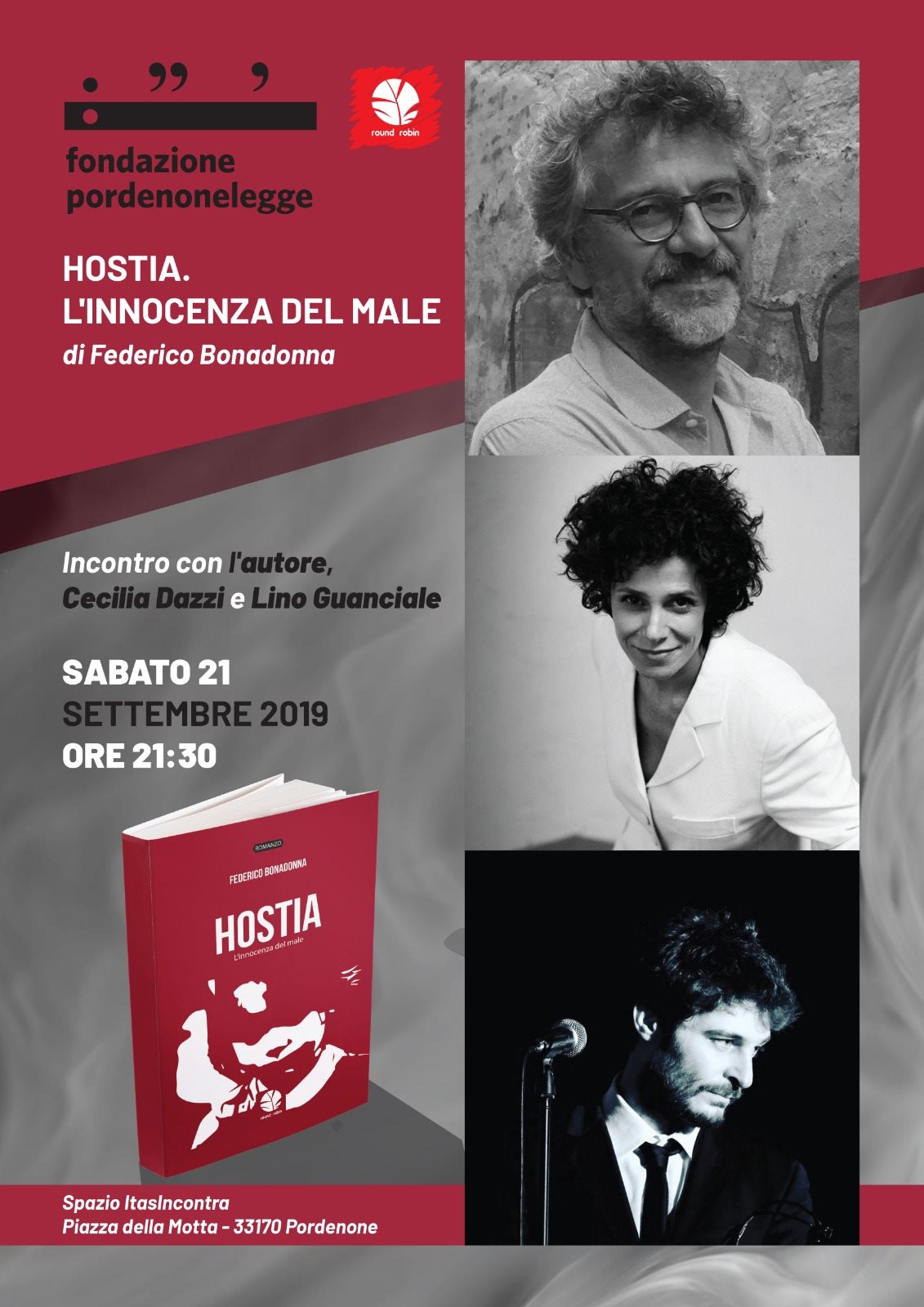 Read more about the article 21 settembre 2019 | “Hostia” a Pordenonelegge