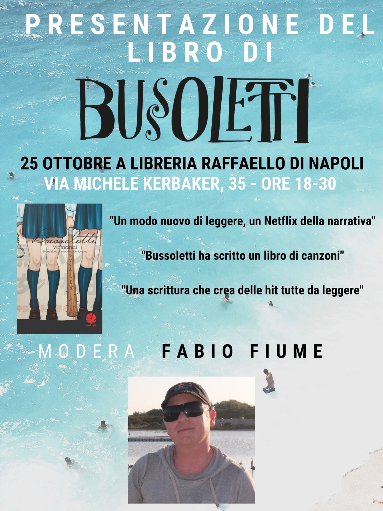 Read more about the article 25 ottobre 2019 | Bussoletti Presenta Microcinici A Napoli