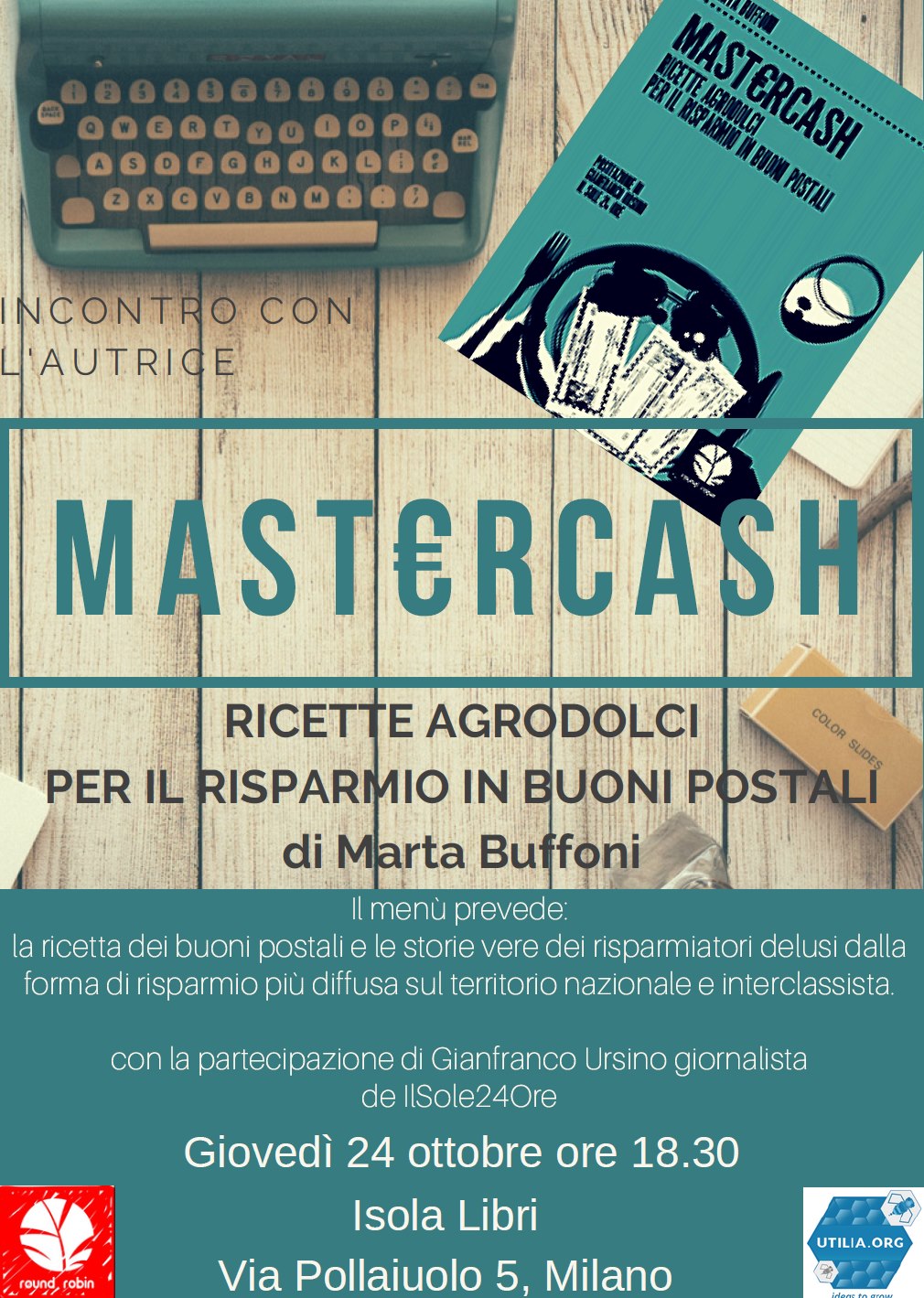 Read more about the article 24 ottobre 2019 | Mastercash, Ricette Agrodolci Per Il Risparmio In Buoni Postali